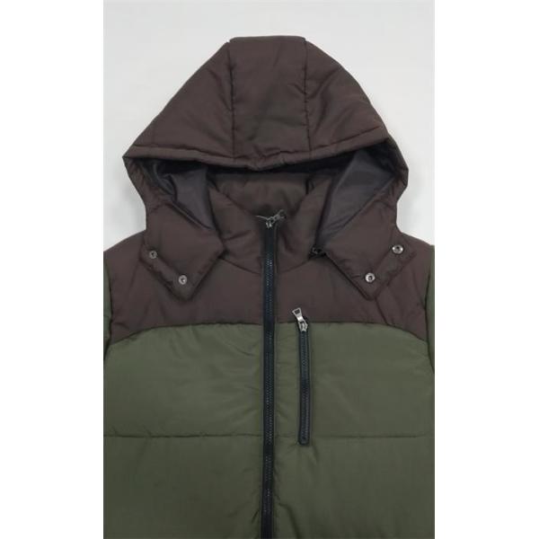 Long Sleeve Black Padded Faux Fur Hooded Coat Quilted Hooded Puffer Jacket