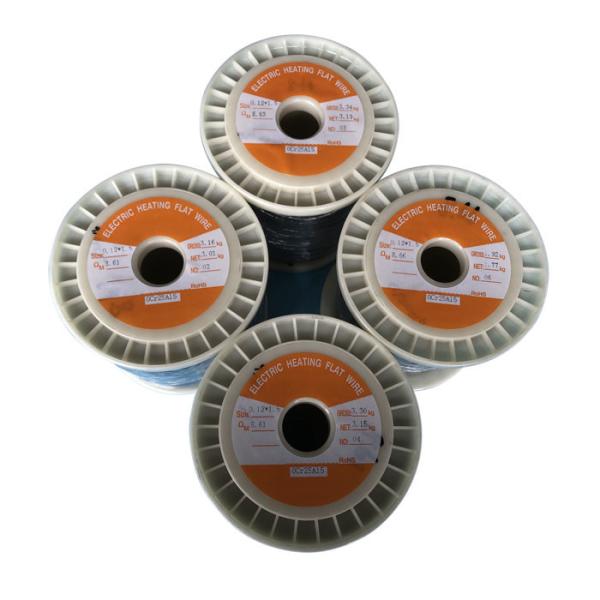 Fio liso de aquecimento da liga 0.12x2.5mm de Cr25Al5 FeCrAl para aparelhos eletrodomésticos