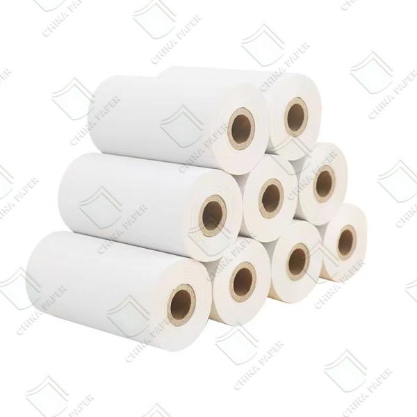 Eco Friendly Thermal Paper Rolls 45-80Gram Thermal Printing Paper OEM
