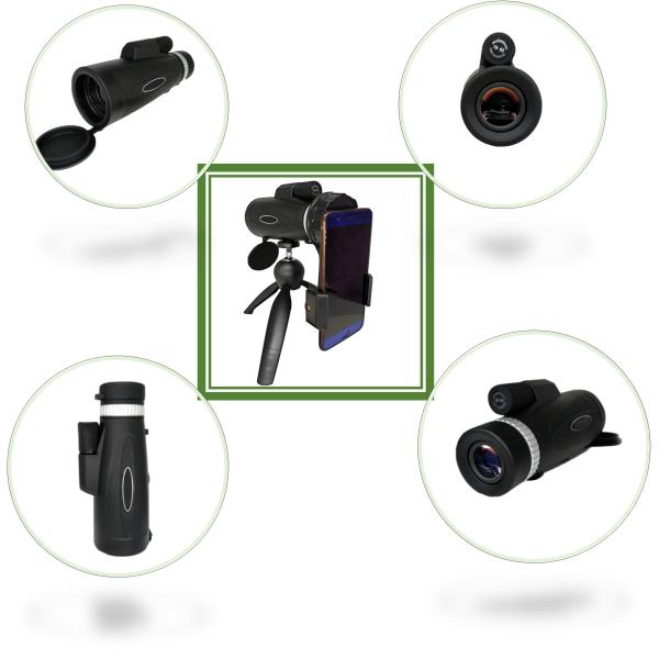 Monocular сотового телефона наивысшей мощности 12x50 16x52 делает водостойким для резвясь концерта