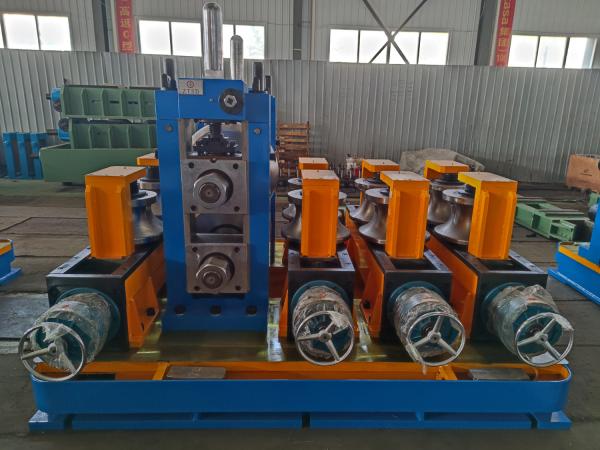 140mm Galvanized Steel Round Pipe Mill 3-6mm Thickness