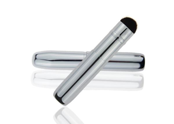 102mm Metal Handle Sliver Retractable Face Powder Brush Lightweight