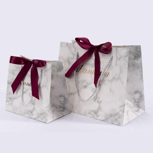 Принимается заказ по заказу. CAIFENG Luxury Marble Paper Bag для обуви, одежды, упаковки.