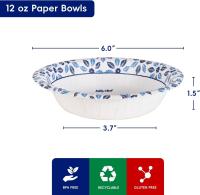 Cuencos de papel versátiles Tazas para diversas aplicaciones de alimentos y bebidas
