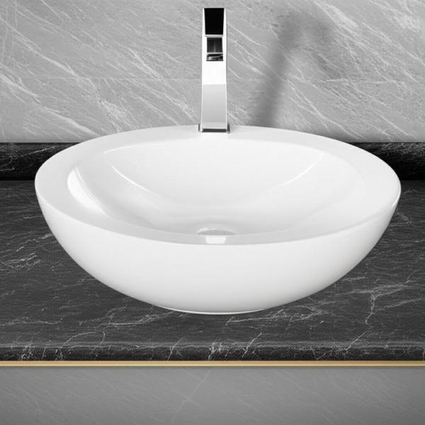 Vente Chaude Design Moderne Style Classique Surface Solide Pierre Artificielle Lavabos de Salle de Bain Faciles à Nettoyer Pour Usage Domestique et Hôtelier Mat Brillant