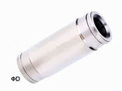 4mm - 16mm Brass One Touch Push-in Fitting Slot Type , Pneumatic Tube Fittings