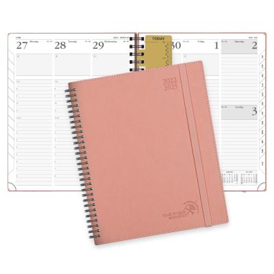 Rosa 10,5 ' X 8,5 planejador semanal feito sob encomenda 2023 2023 com abas mensais