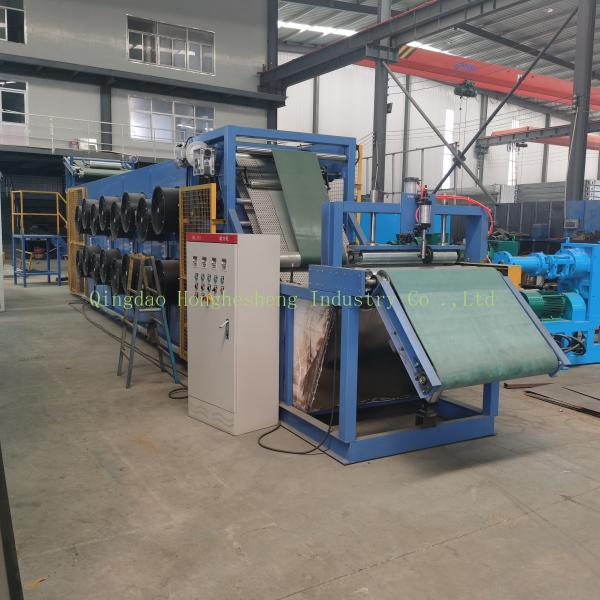 Stainless Steel Mesh Rubber Sheet Cooling Machine Hang Rod Type