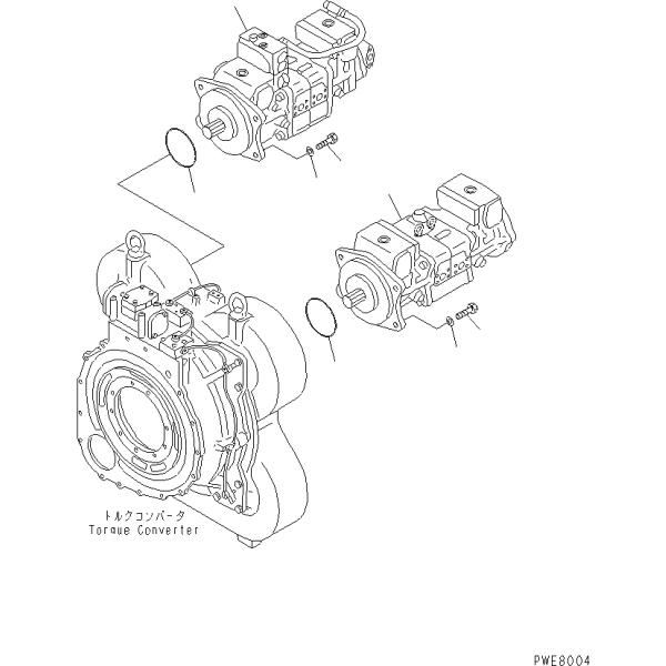 708-4L-00910 708-45-10204 708-2L-00380 7084L00911 For Komatsu WA700-3 WA800-3 WHEEL LOADERS Hydraulic Main Pump  LOADER PUMP Piston Pump SWITCH PUMP PUMP ASSY Aftermarket Original