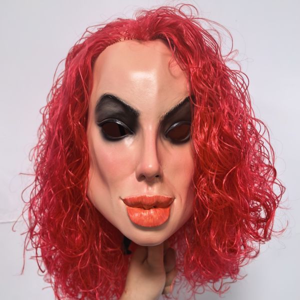 Latex Fantasy Mask for Theatrical Use - One Size Fits Most and Lightweight at 280g