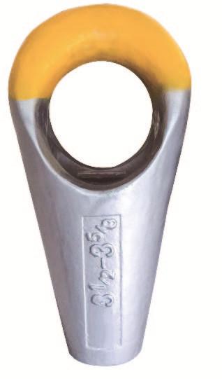 Parada de extremidade galvanizada da corda de fio de aço de RR-S-550D 3-1/2”
