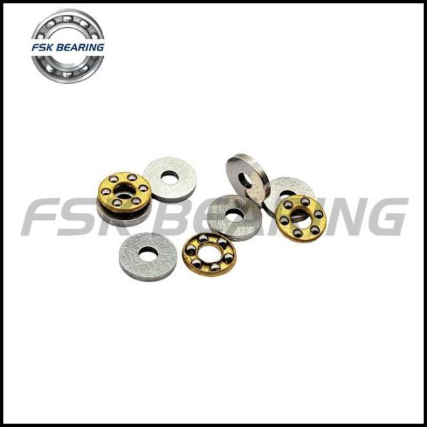 F2-6M 2x6x3mm Thrust Bearing Deep Groove Ball Bearing Stainless Steel Miniature Axial Deep Groove Ball Bearing Steel Miniature Axial