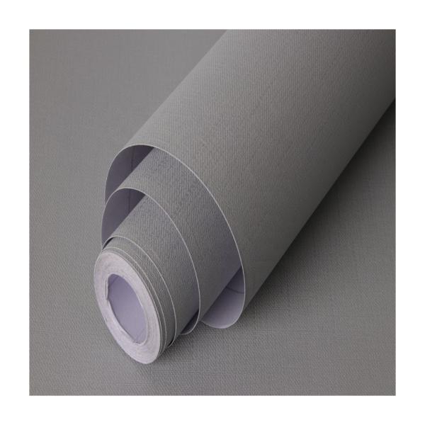 Peel and Stick Countertop Vinyl Self-Adhesive Shelf Liner in Matte Gray for CLASSIC Style Wallpapers