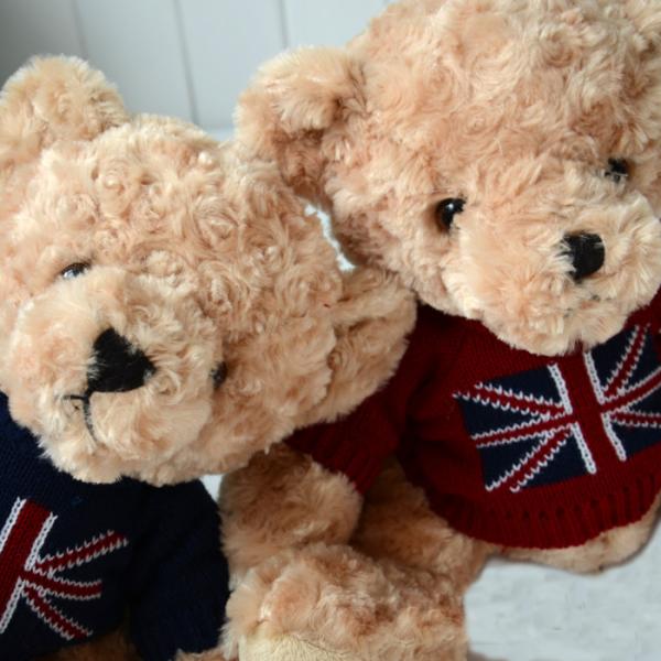 12 Inch Lovely Teddy Bear Stuffed Animal Toys OEM / ODM Welcomed