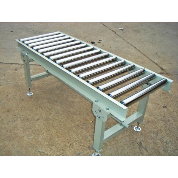Custom Roller Conveyor Systems With Cold Rolling Steel , Standard Gray
