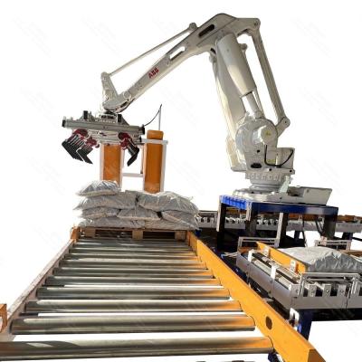Robotic Arm Bag Palletizer Bag Handling Systems 5-50bag/Min