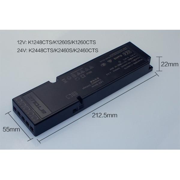 AC220V / 0.5A LED Driver Power Supply DC12V 60W 5A K1260CTS For Strip Light