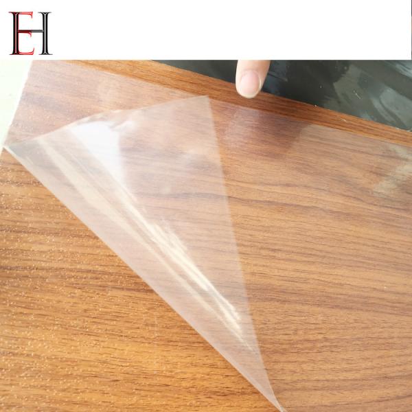 Environmental Friendly Water Based Acrylic Glue Transparent PE Protective Film For Wooden Hard Floor Protection