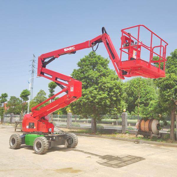 SNSC Telescopic Boom Lifts Telescoping Man Lift For Construction