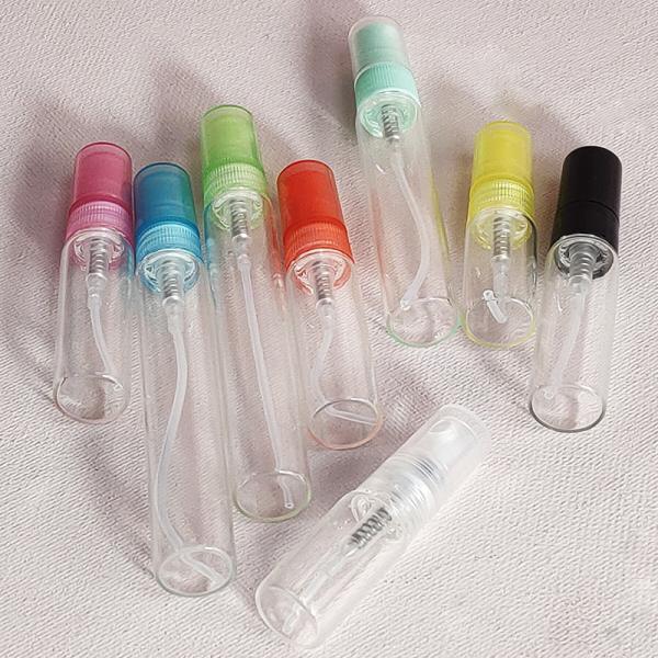 Small 2ml 3ml Gift Glass Perfume Sample Tester Bottle Perfume Spray Glass Vial Bottle