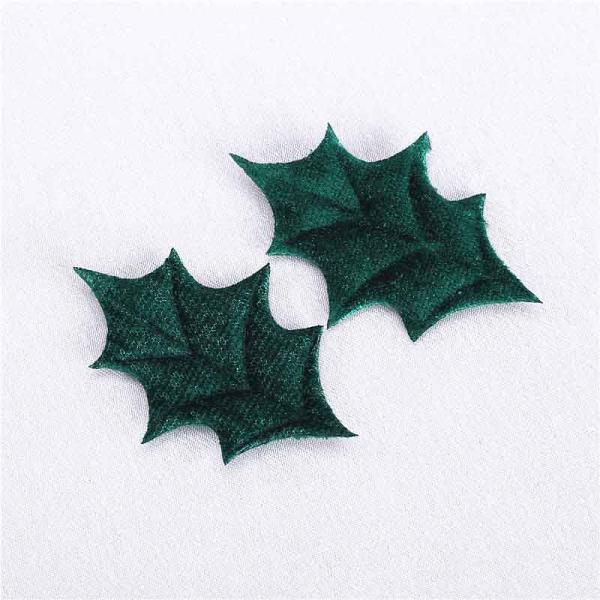 Holly Leaves Purple Christmas Party Crafts Decorative For Winter Wedding