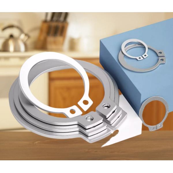 Stainless Steel Retaining Rings for M3M4M5M6M8M10M12M14M16M240M18M20M22M24M27 Sizes External and Internal Circlip Rings