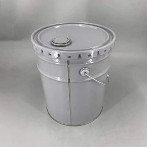 Logo personnalisable Imprimé en fer Barils chimiques en fer 4 gallons en vrac