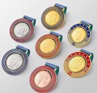 Europe et Amérique du Nord Médaille métallique de conception régionale sans trophées minimaux et processus d'estampage sous pression