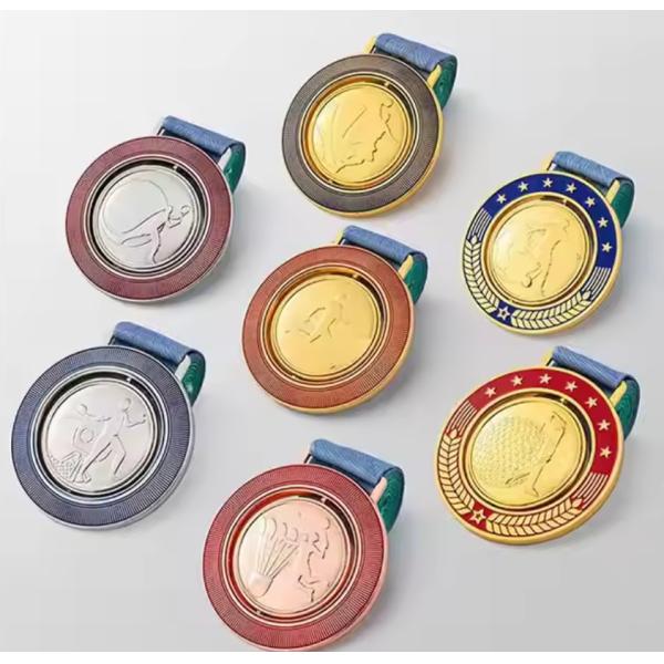 Custom Metal Medal with Die Stamping Process No Minimum Order and Europe and North America Design