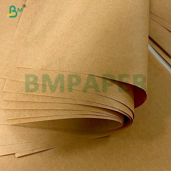 140g Semi - Extensible Brown Unbleached Cement Kraft Paper For Wrapping