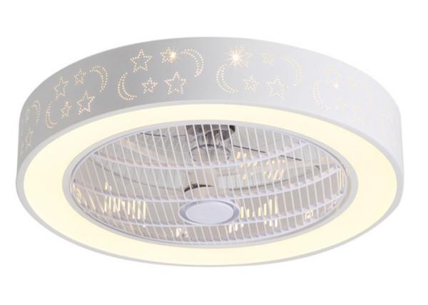 36W*2 Indoor Chandelier Ceiling Fan With Light And Remote 58cm*23cm