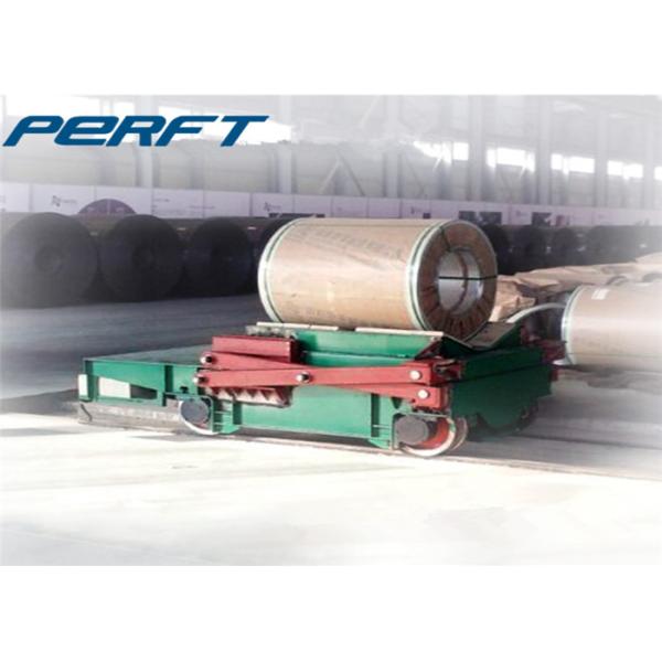Scissor Hydraulic Lifting Coil Transfer Car Rail Inner Gauge 1200 - 2000 Mm