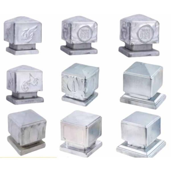 Galvanized Guardrail Accessories Galvanized Guardrail Column Spherical Square Head Cover
