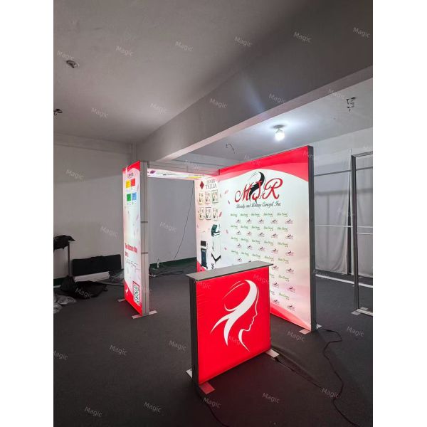 3x3m SEG Light Box Folding Trade Show Portable Backlit Booth Display