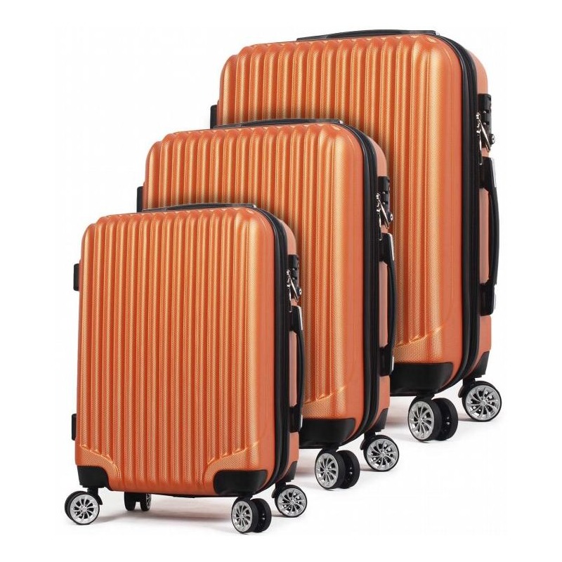 Customizable Stylish Extra Large Lightweight Suitcase 360° Spinner Tsa Lock Suitcase