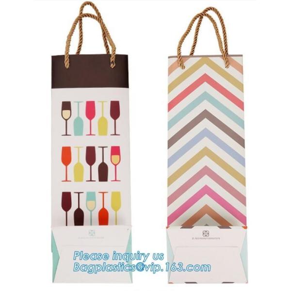 Deluxe cardboard wedding sweet bags pink flowers wedding carrier paper bag custom logo gift bag wedding, bagplastics, ba