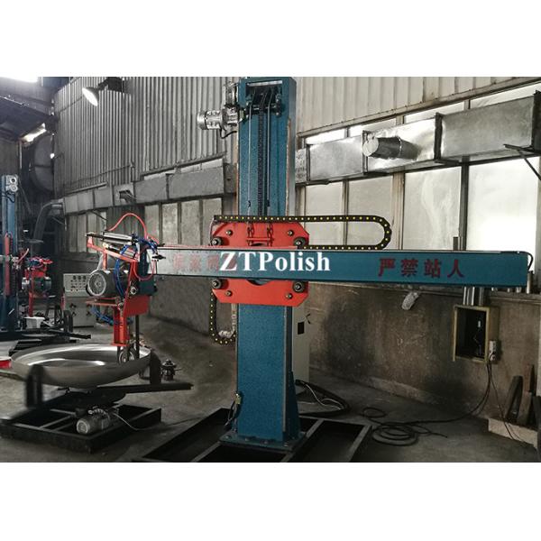 automatic stainless steel cylinder dish head polishing buffing machine