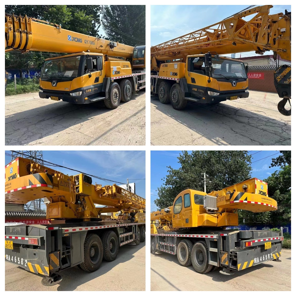 Used XCMG 70 Ton Telescopic Truck Crane XCT70 Mobile Hydraulic Lifting Equipment Low Hours Verified