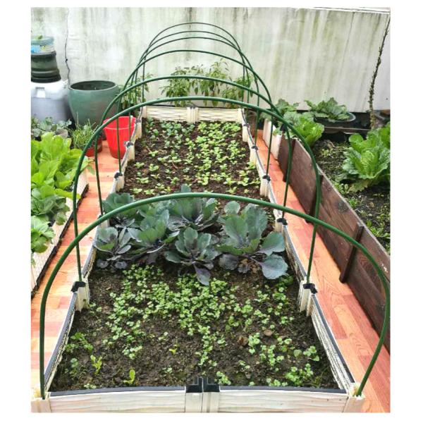 8mm 88cm 3 Foot Plastic Coated Metal Garden Plant Stakes