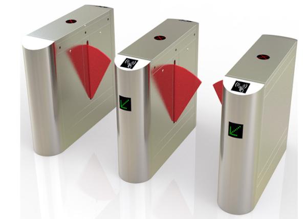 DC Motor 550MM Width 40W SS304 Pedestrian Flap Gate