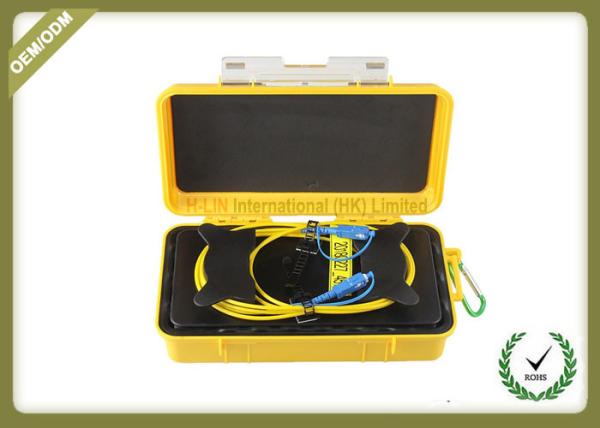 SC FC LC ST Fiber Launch Cable G652D For Fiber Rings Testing Event Zone Elimitor