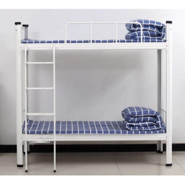 School Furniture White Screwless Students Metal Double Metal Bunk Bed