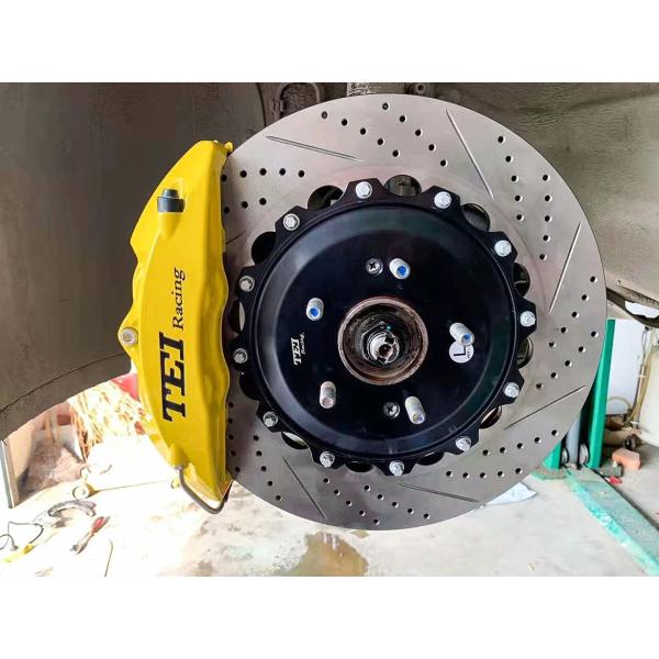 4 Piston Racing Caliper Brake Kit With 355*32 MM High Carbon Disc Racing And Brake Pads For Hyudnai Veloster 18 Inch Rim