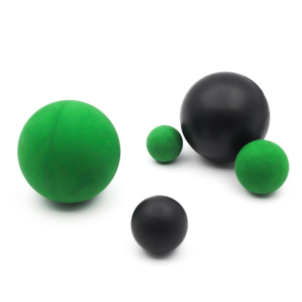 Шарик силиконовой резины OEM уплотнения шарика EPDM FKM резиновый поднял черный