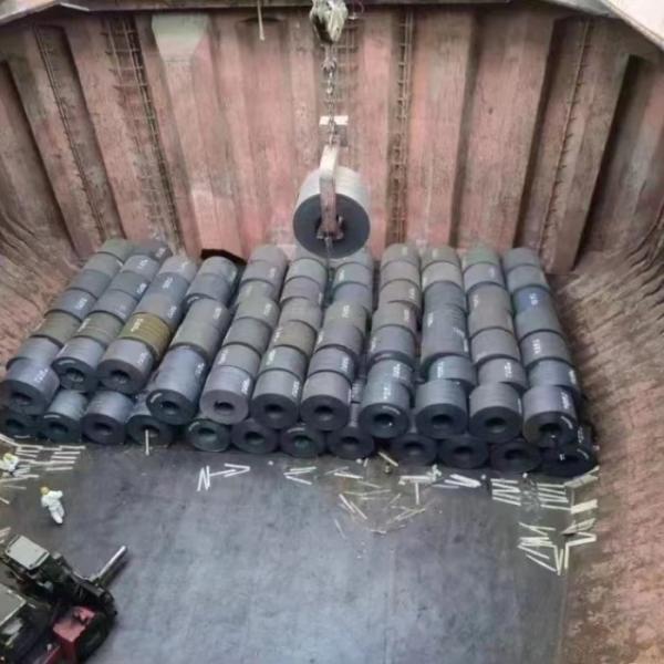 Q235 Очищенный, смазанный маслом, горячо прокачанный 1015 тонкоуглеродный конструктивный стальной катушка для судостроения 1/6 ч катушка