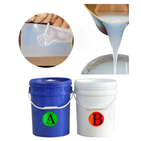 High Tear Strength Platinum Cure Silicone Rubber 40 Shore A 19 kN/m 1:1 for Composite Carbon Fiber Molds