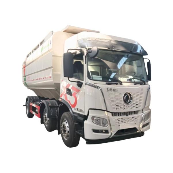 Prix d'usine DongFeng 31 tonnes 6*2 Véhicule de transport de nourriture en vrac Camion de nourriture pour l'élevage d'animaux, le bétail, la volaille
