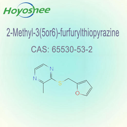 2-METHYL-3(5/6)(FURFURYLTHIO) PYRAZINE CAS 65530-53-2 Heterocyclic Compounds C₁₀H₁₀N₂OS to Enhance the Roast note in both Natural and Artificial Coffee Formulations