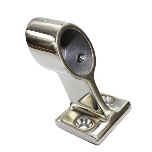 60 degree 316 Stainless Steel Boat  Handrail Fitting / Metal Stanchion