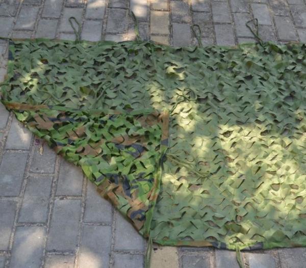 210D poliéster Camo resistente que pesca o fogo de 5 * de 5m - retardador para o abrigo